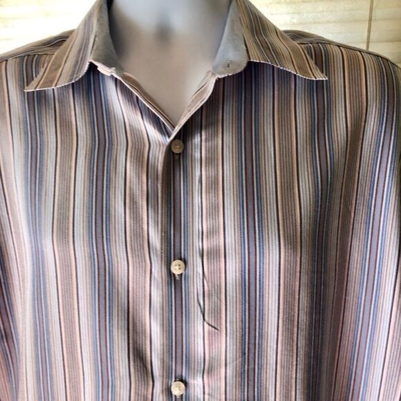 Johnston and Murphy Long Sleeve Button Down Shirt - Picture 2 of 4
